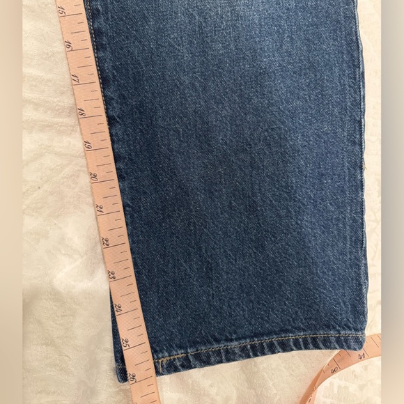 Women's BUFFALO by DAVID BITTON Blue Brooke High Rise Straight Crop Denim Jeans - Picture 7 of 7